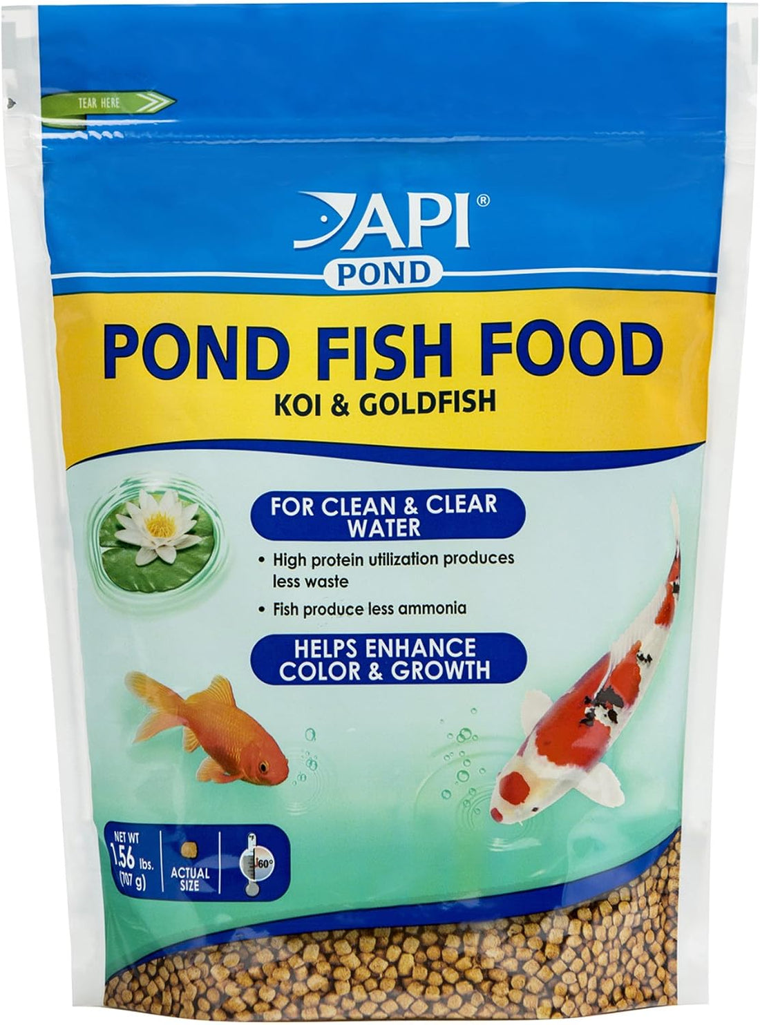 API POND FISH FOOD Pond Fish Food 2.68-Pound Bag