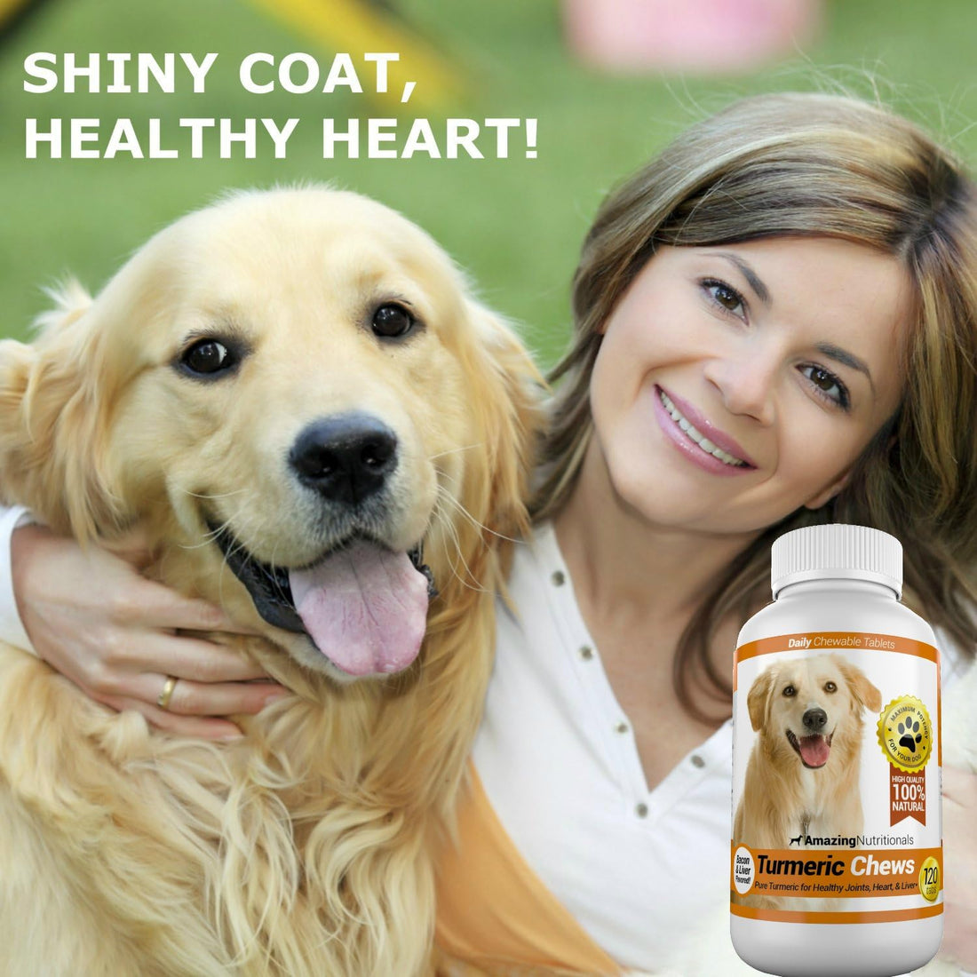 Amazing Turmeric for Dogs Curcumin Pet Antioxidant