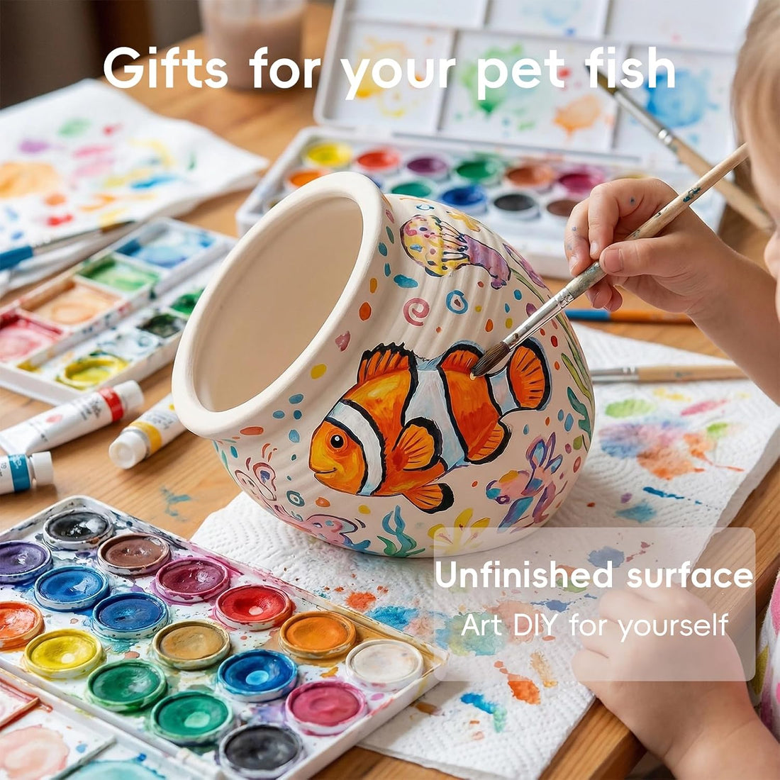 Fish Tank Ceramic Clay Pot for Hiding