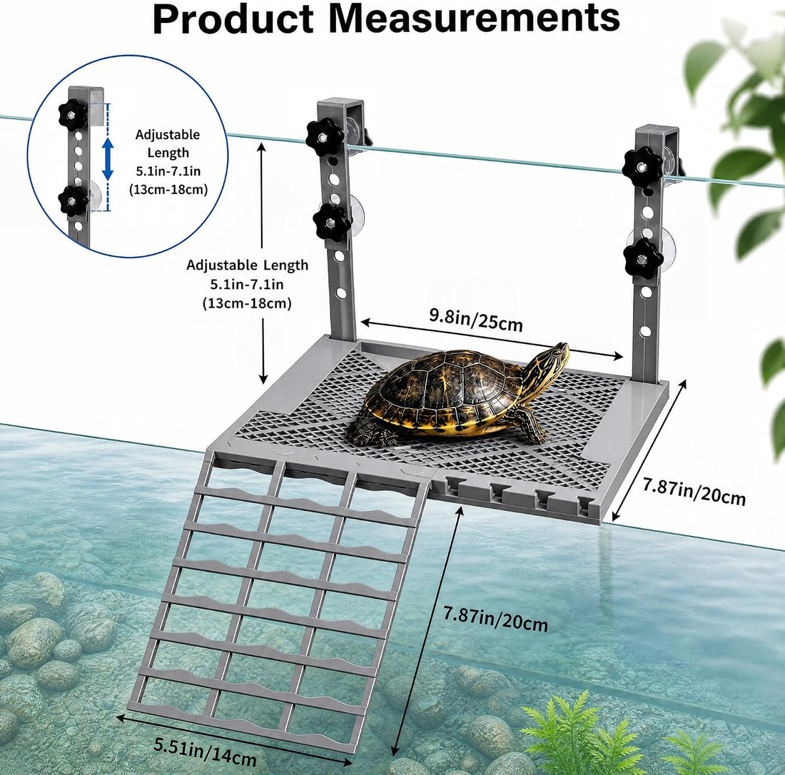Turtle Basking Platform, Adjustable Hanging Platform Tank Accessories