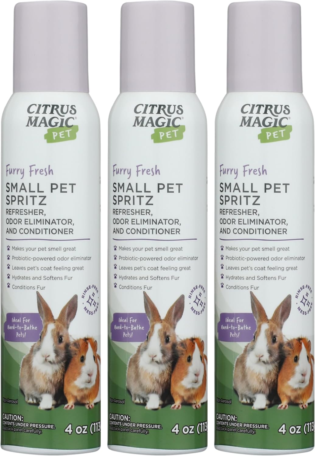 Citrus Magic Pet Small Pet Spritz Refresher, Furry Fresh, 4 Ounce