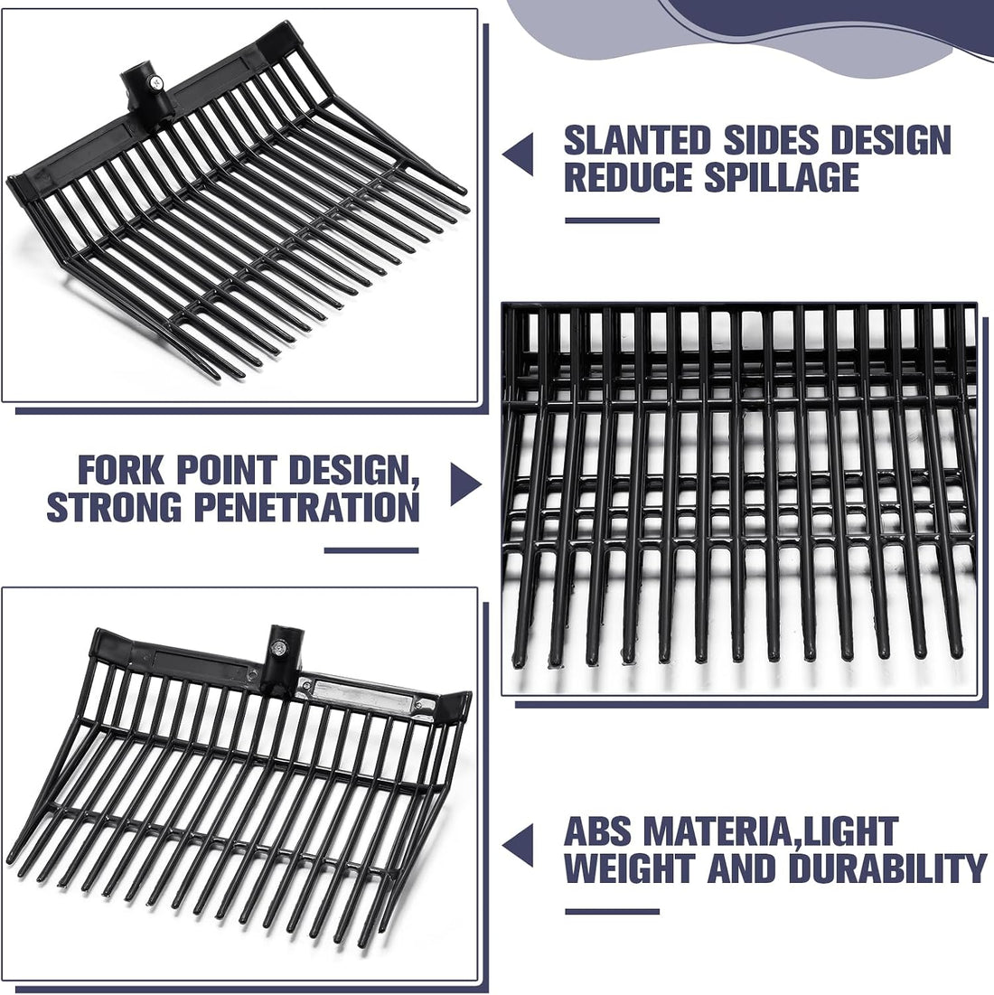 Lasnten Manure Fork Replacement Head