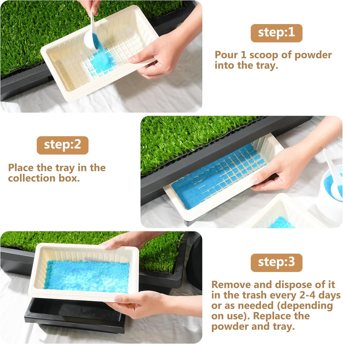 20-Pack Pet Loo Pee-Pod Refills with Sponge Compatible with PetSafe