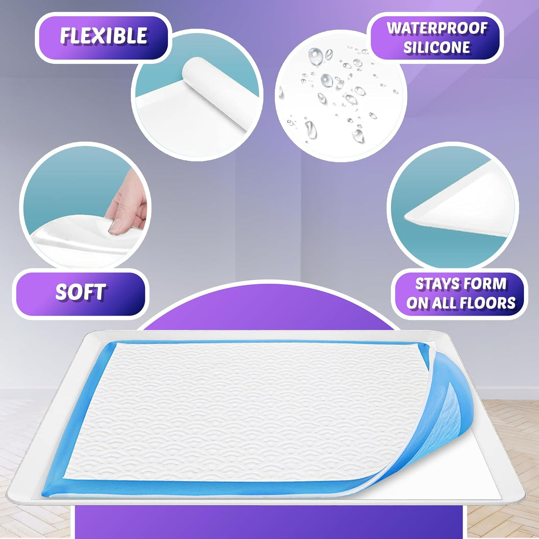 Dog Pee Pad Holder - Fits Up to 28” x 30” Pee Pad - 1 Pack