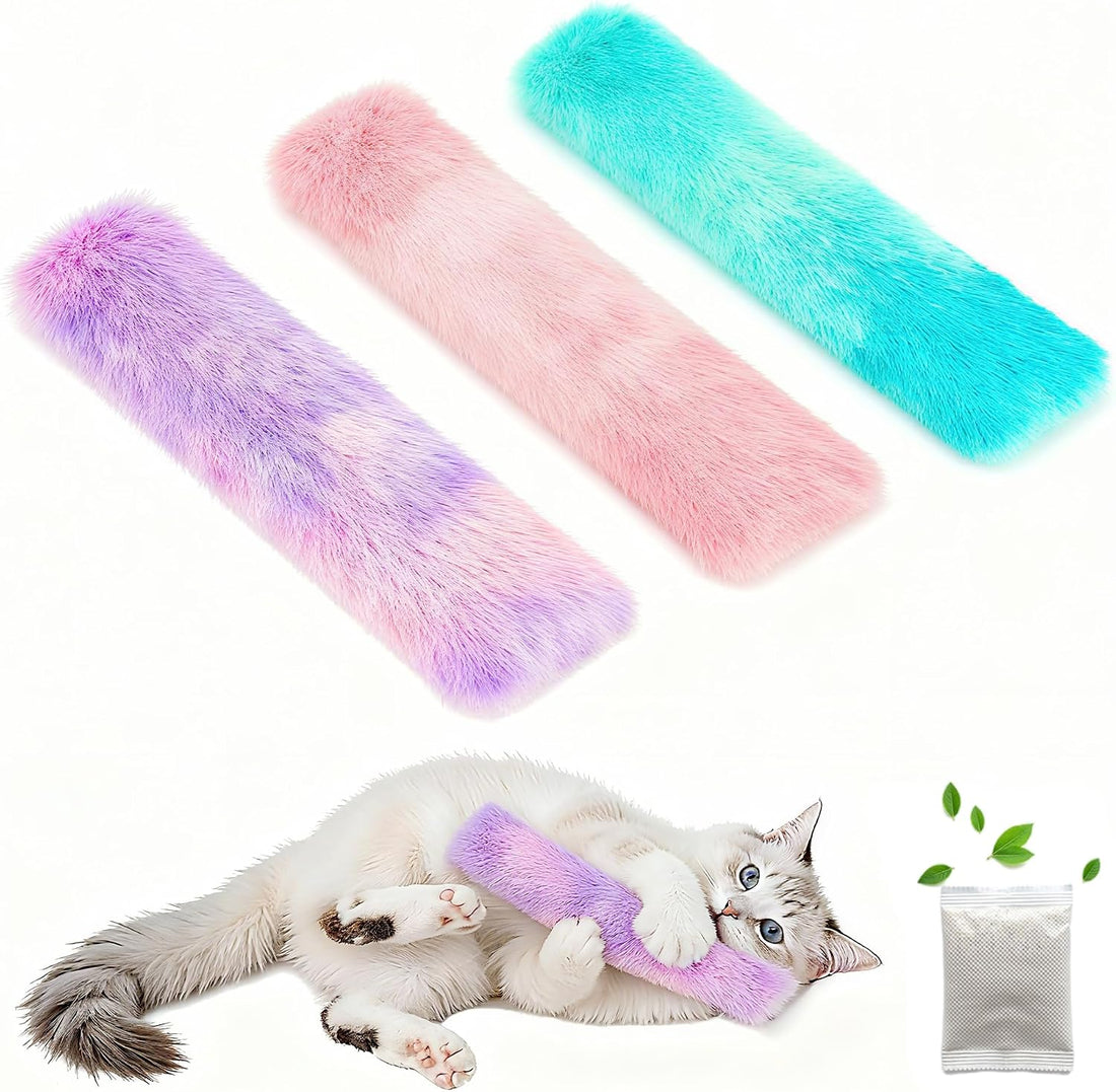 Rishoesu 3 Pcs Interactive Cat Toys Cat Pillows