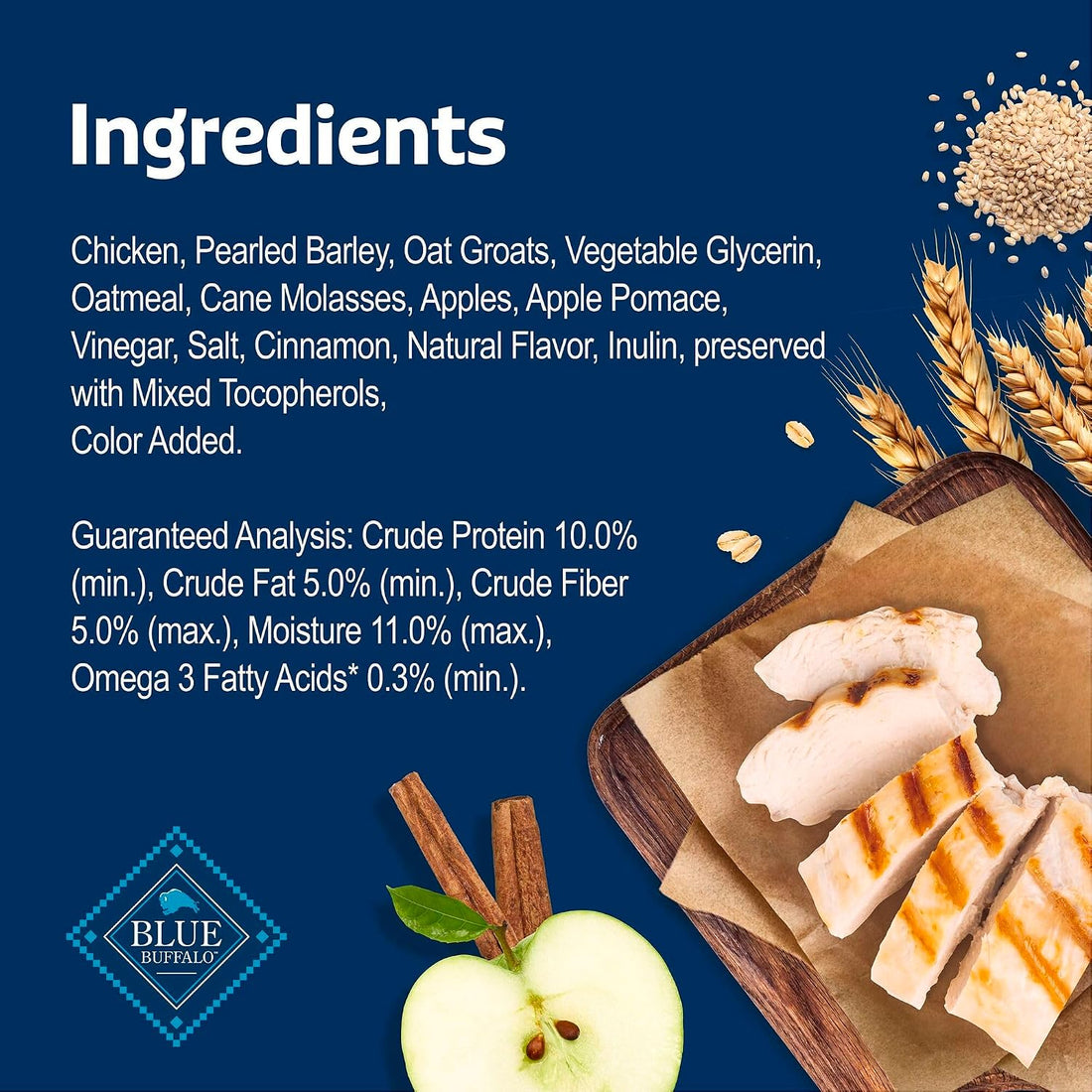 Blue Buffalo Health Bars Chicken & Apples Soft & Chewy Treats, 9 oz