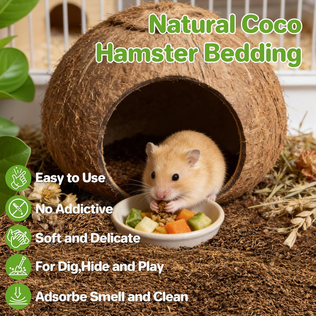 Sukh Coco Coir Hamster Bedding