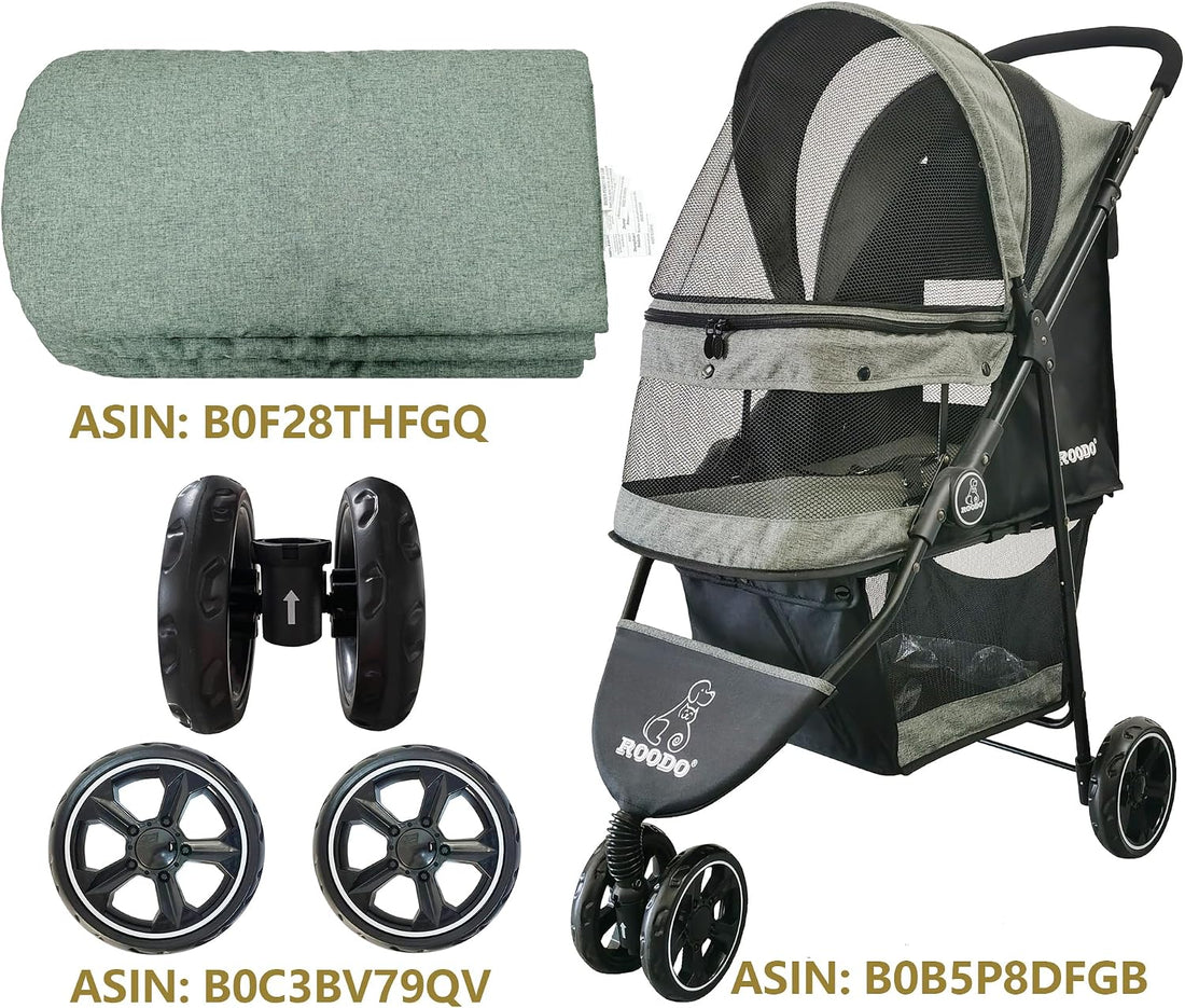 ROODO Pet Stroller Mat for Dogs Cushion Inner Pad Exclusive Use