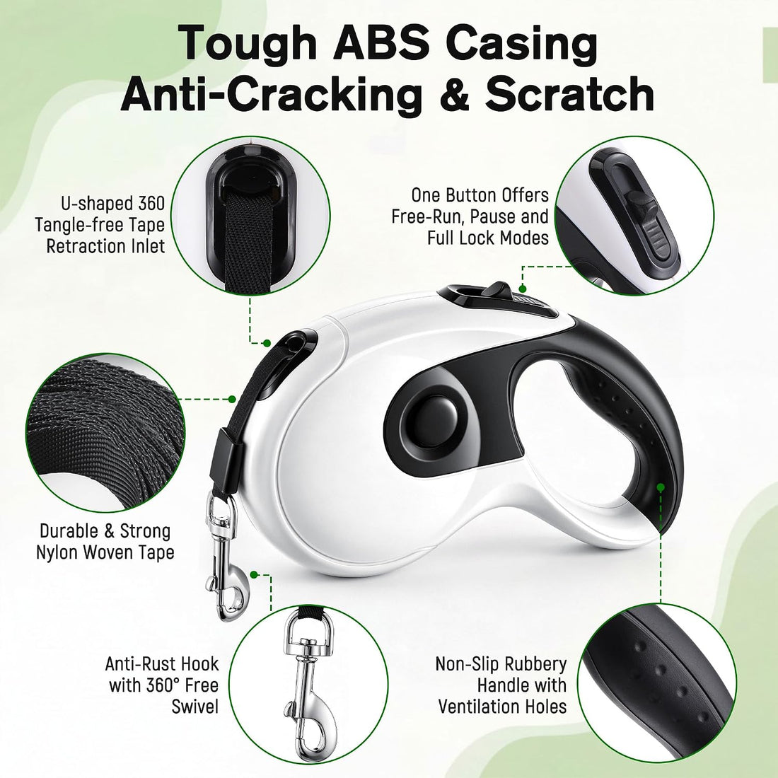 Eccliy Retractable Dog Leash