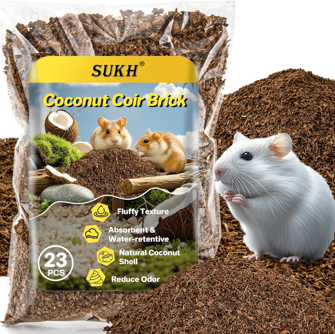 Sukh Coco Coir Hamster Bedding