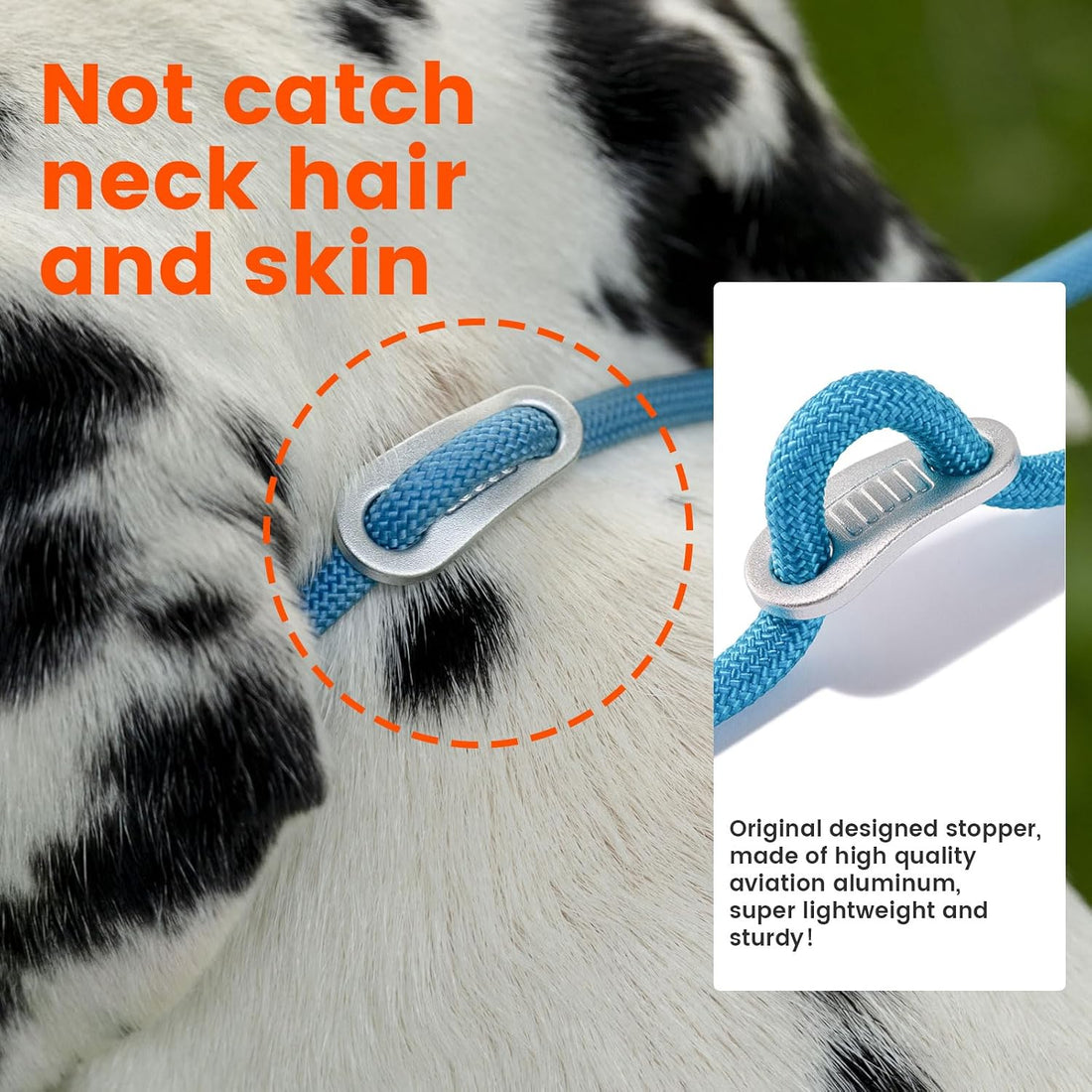 HowGo Slip Lead Dog Leash, 360°Swivel Anti-Tangle