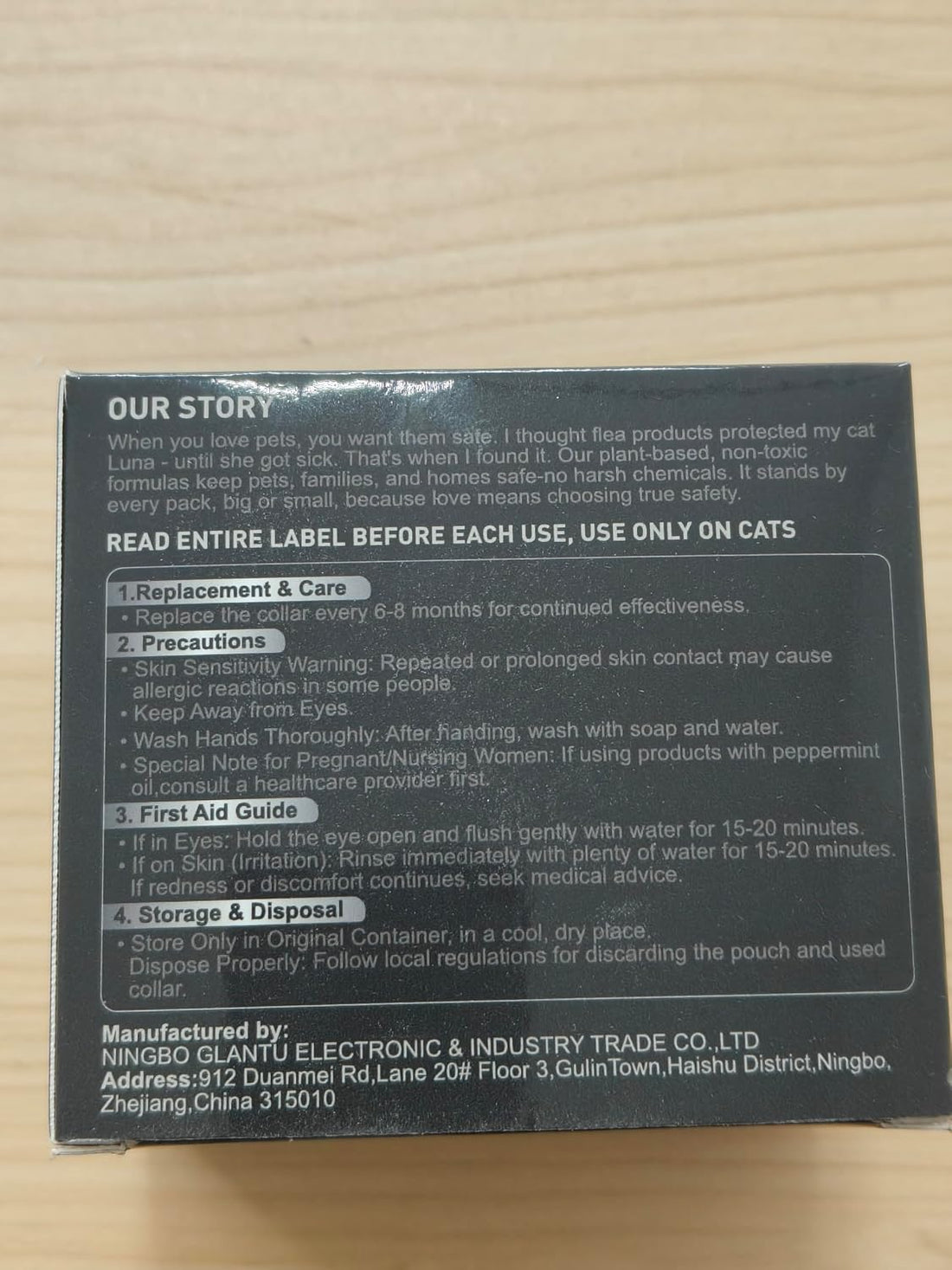 4 Pack Flea and Tick Collar for Cats