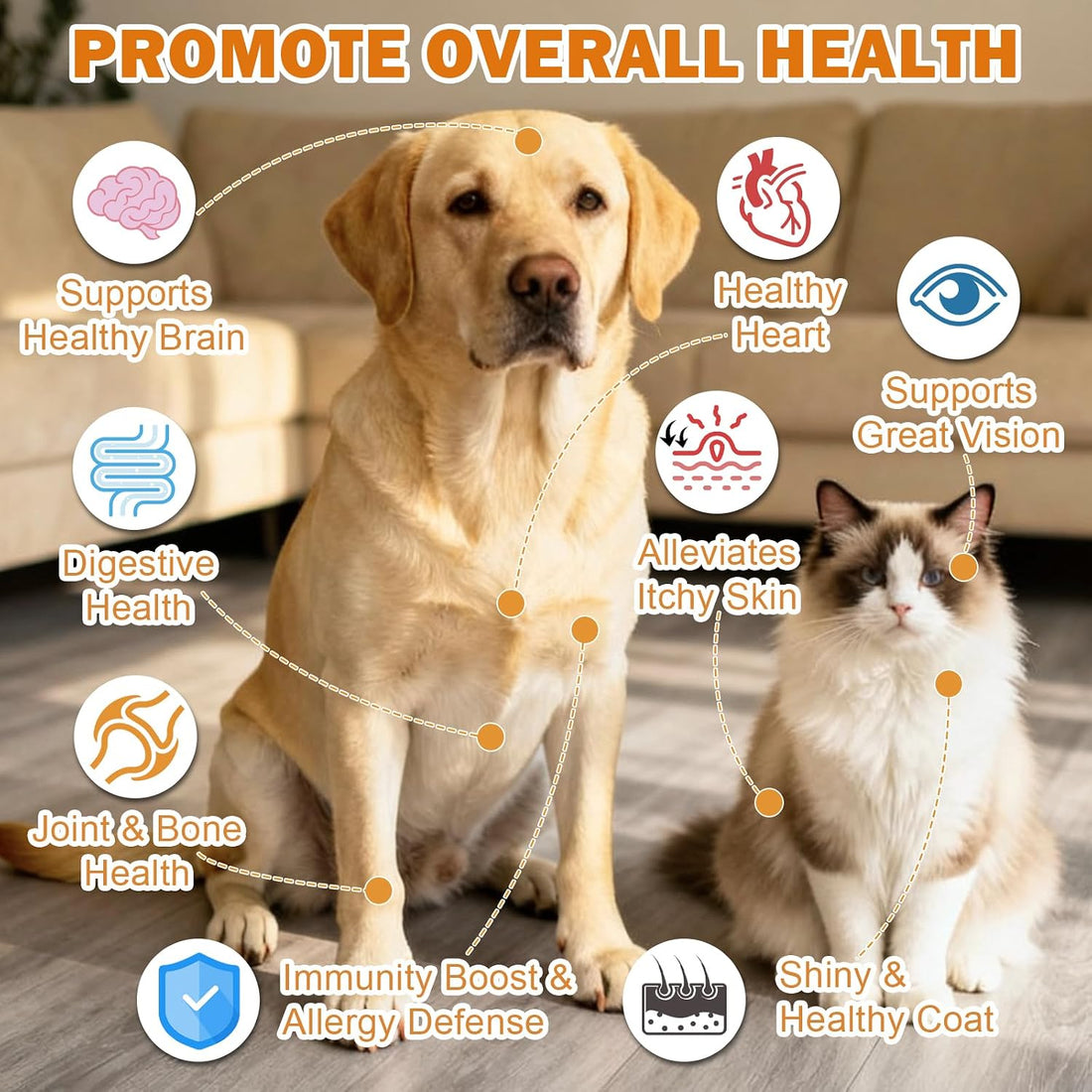 Wild Alaskan Salmon Oil for Dogs & Cats