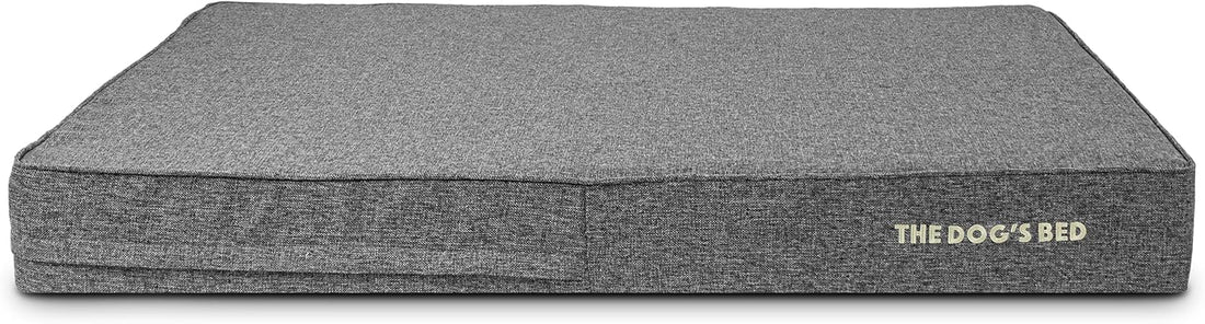 The Dog’s Bed Replacement Outer Cover, Linen Fabric, Grey Linen