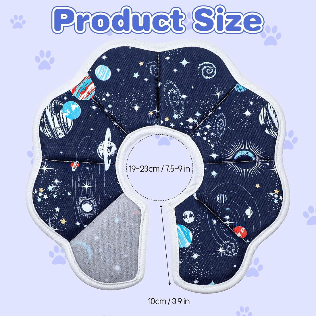 Cat Cone Collar Soft, Adjustable Cat Donut Collar for Cats to Stop
