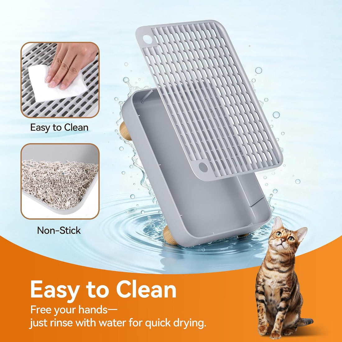 Thereye Cat Litter Box Step Stool
