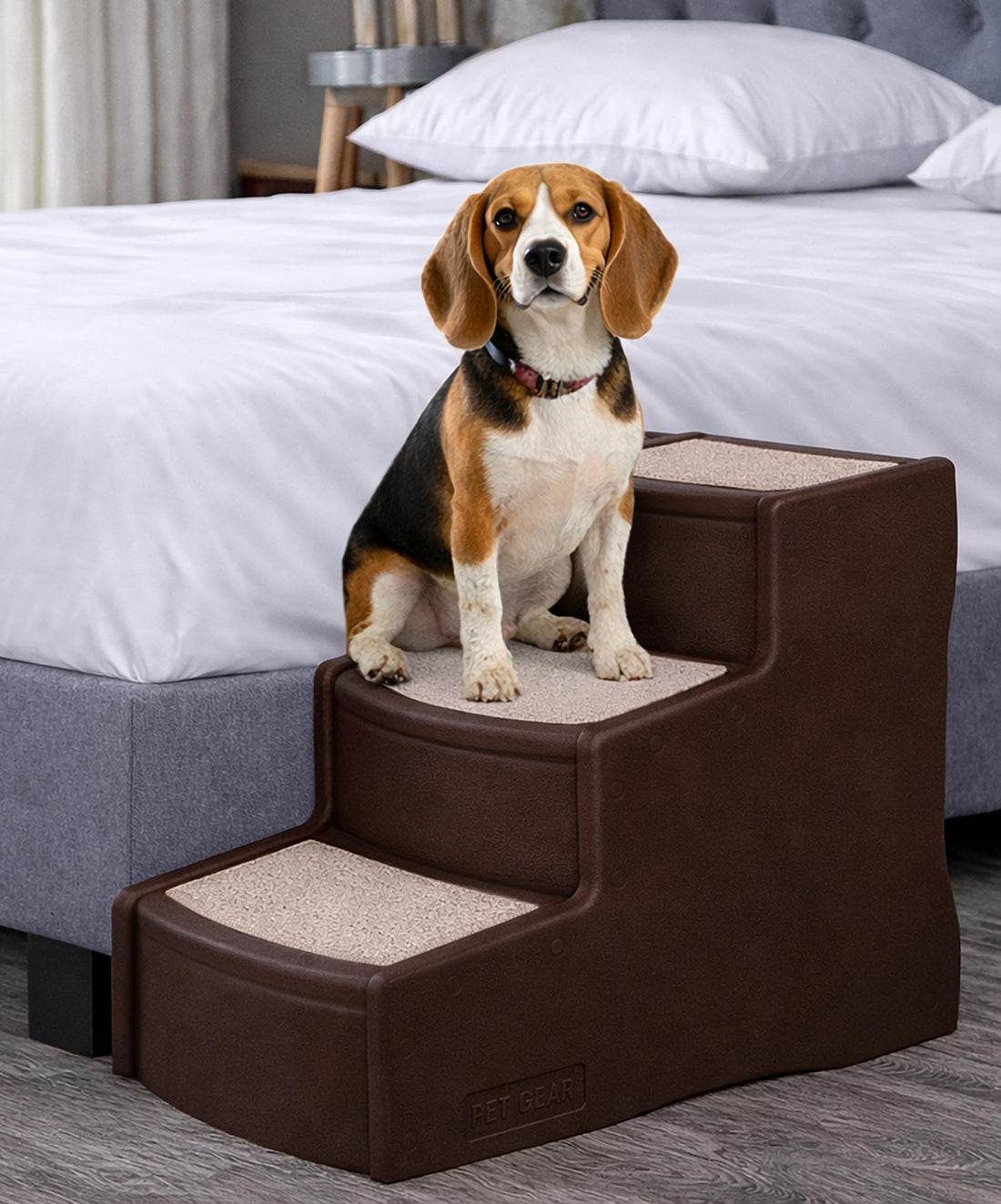 Pet Gear Easy Step III Pet Stairs, 3 Step for Cats/Dogs