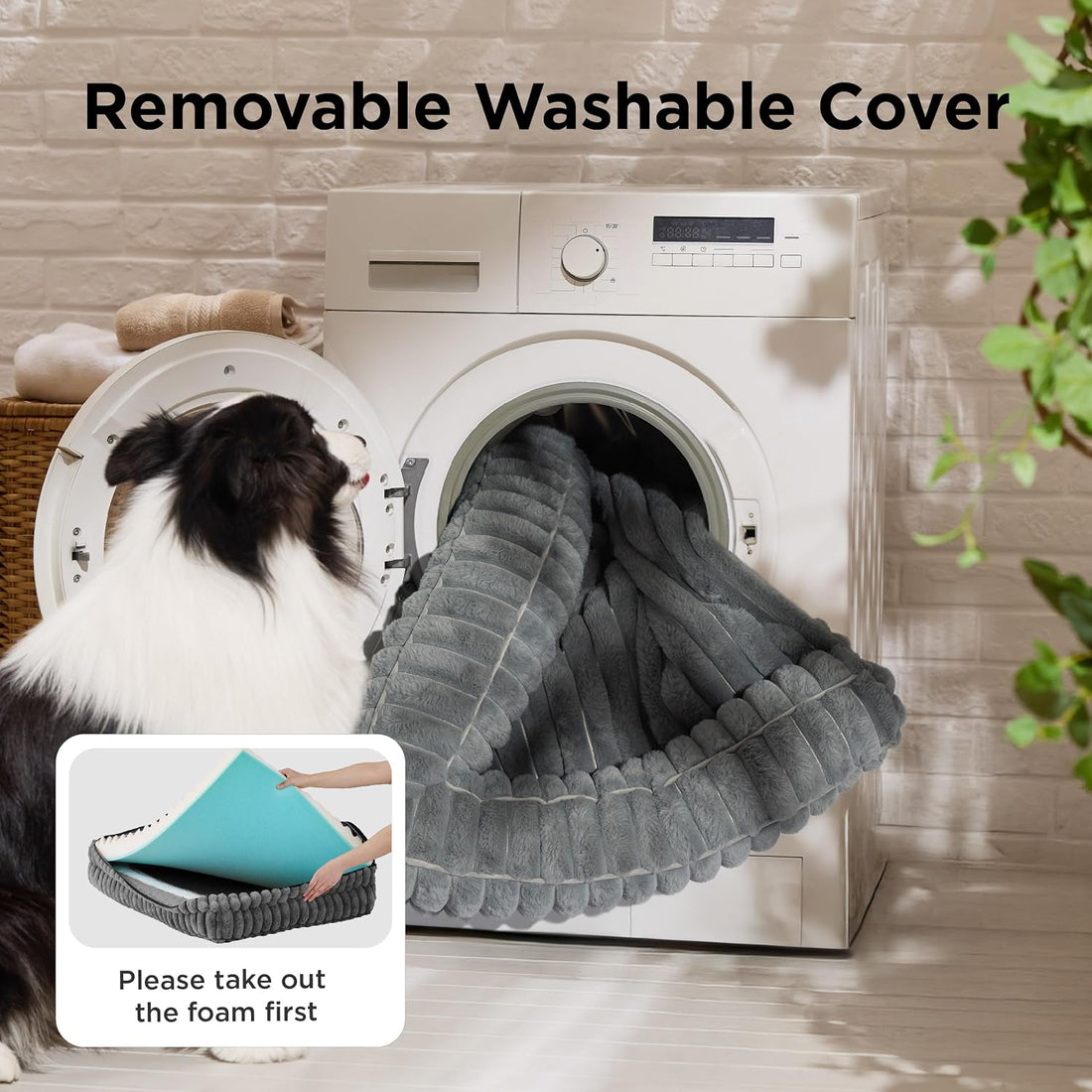 Bedsure ComfyFleece™ Orthopedic Dog Beds Large Sized Dog