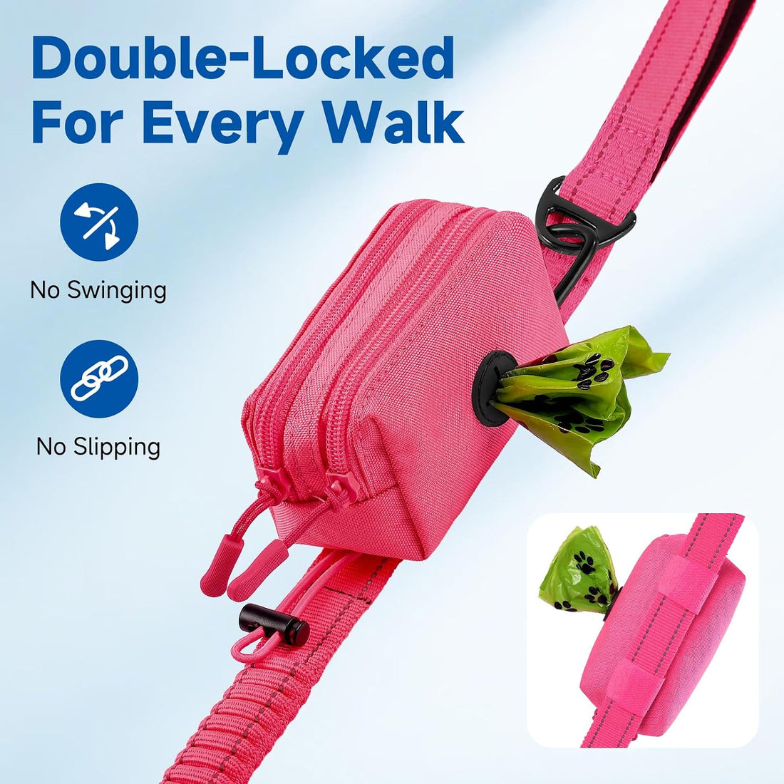 Dog Poop Bag Holder for Leashes