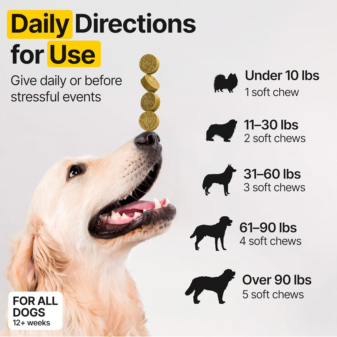 Flea and Tick Prevention for Dogs Chewable