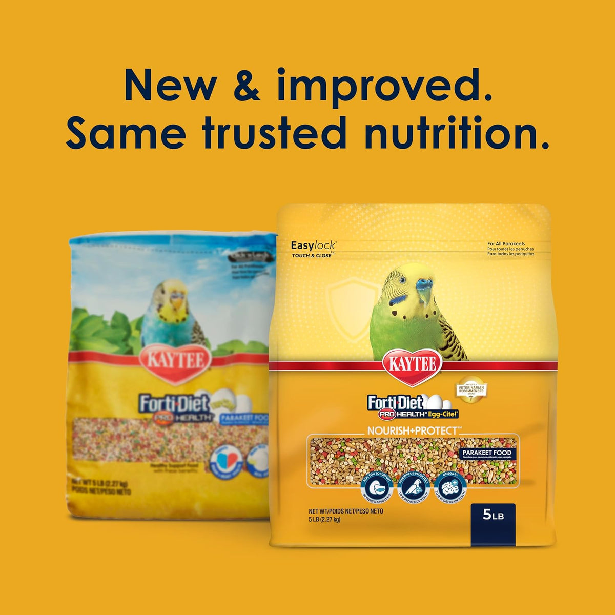 Kaytee Forti-Diet Pro Health Egg-Cite Nourish+Protect Parakeet
