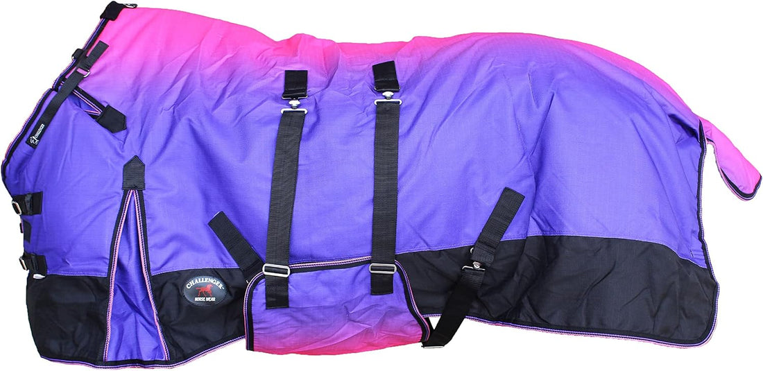 70" Challenger 1200D Turnout Waterproof Rain Horse Sheet Light Winter