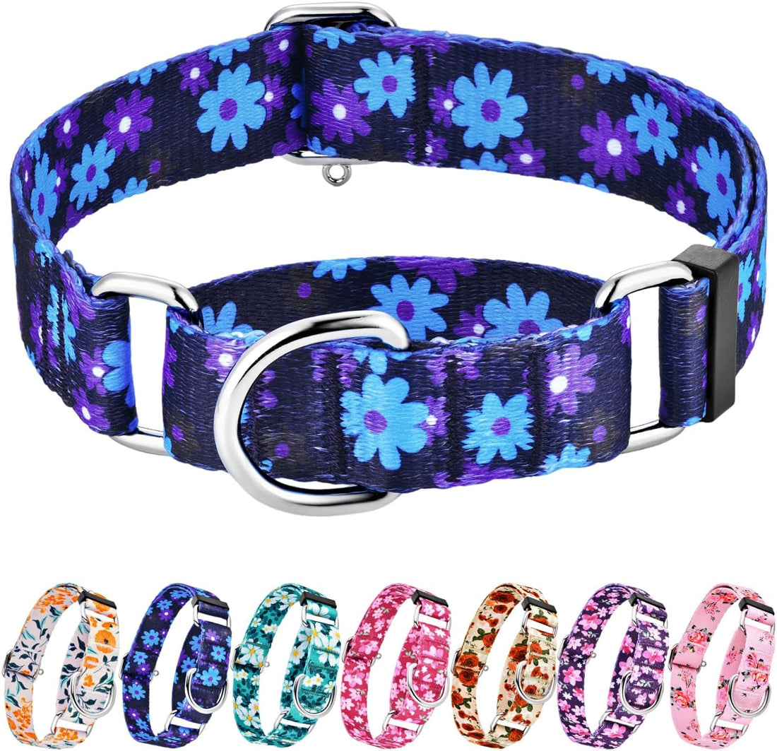 Hikiko Martingale Dog Collar Without Buckle,Escape Proof No Pull,M