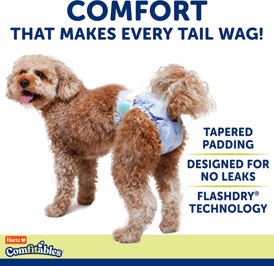 Hartz Disposable Dog Diapers, Size M 32 count