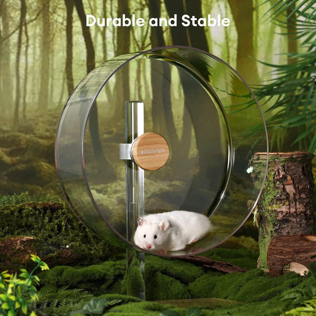 BUCATSTATE Hamster Wheel Silent 12.5inch