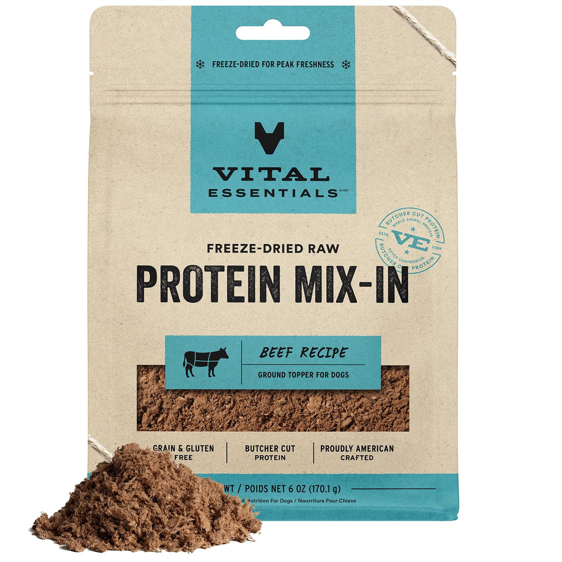 Vital Essentials Freeze Dried Dog Food Topper