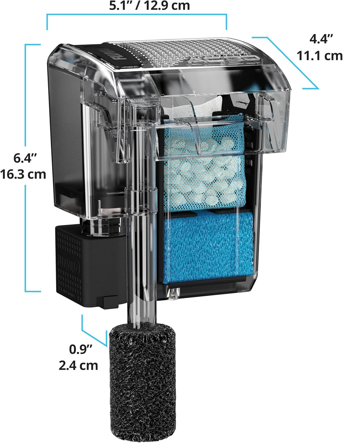 Fluval AquaClear AC30 Power Filter, for 10-30 US Gallon Aquariums