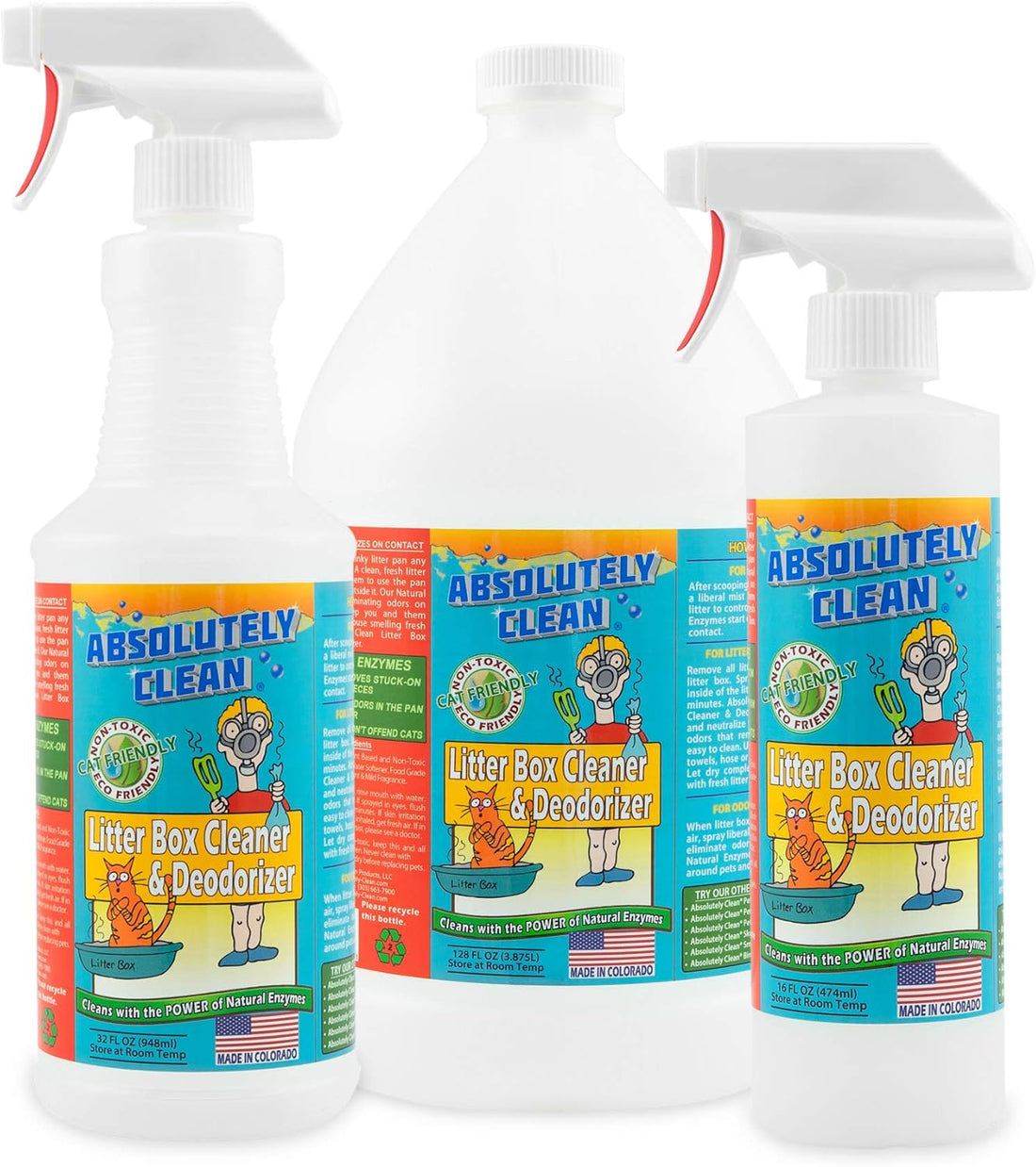 Absolutely Clean Litter Box Cleaner and Odor Eliminator