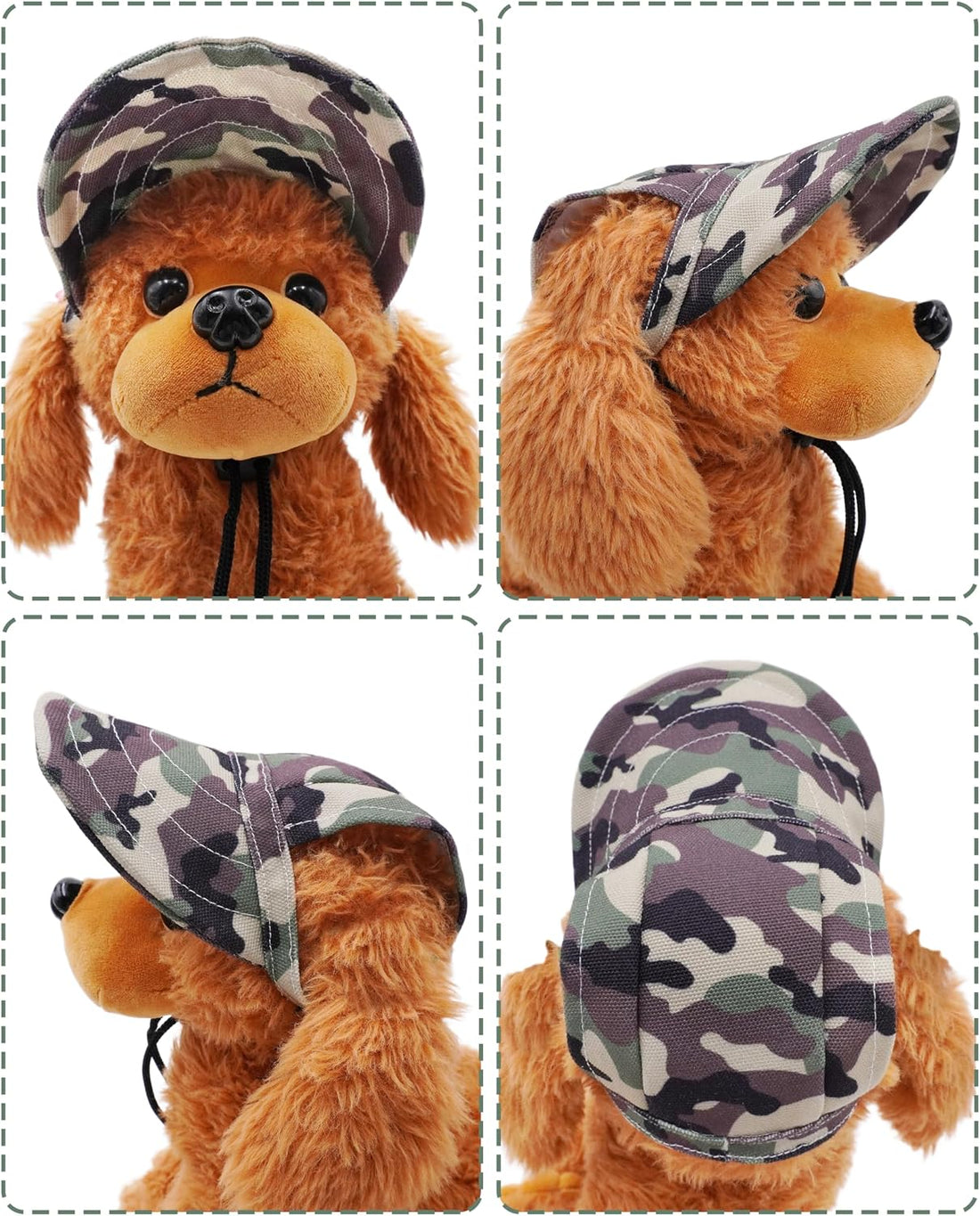 PET SHOW Camouflage Dog Baseball Cap for Small Doggies Cats