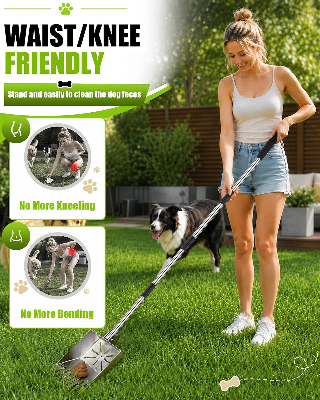 71" Stainless Steel Pooper Scooper