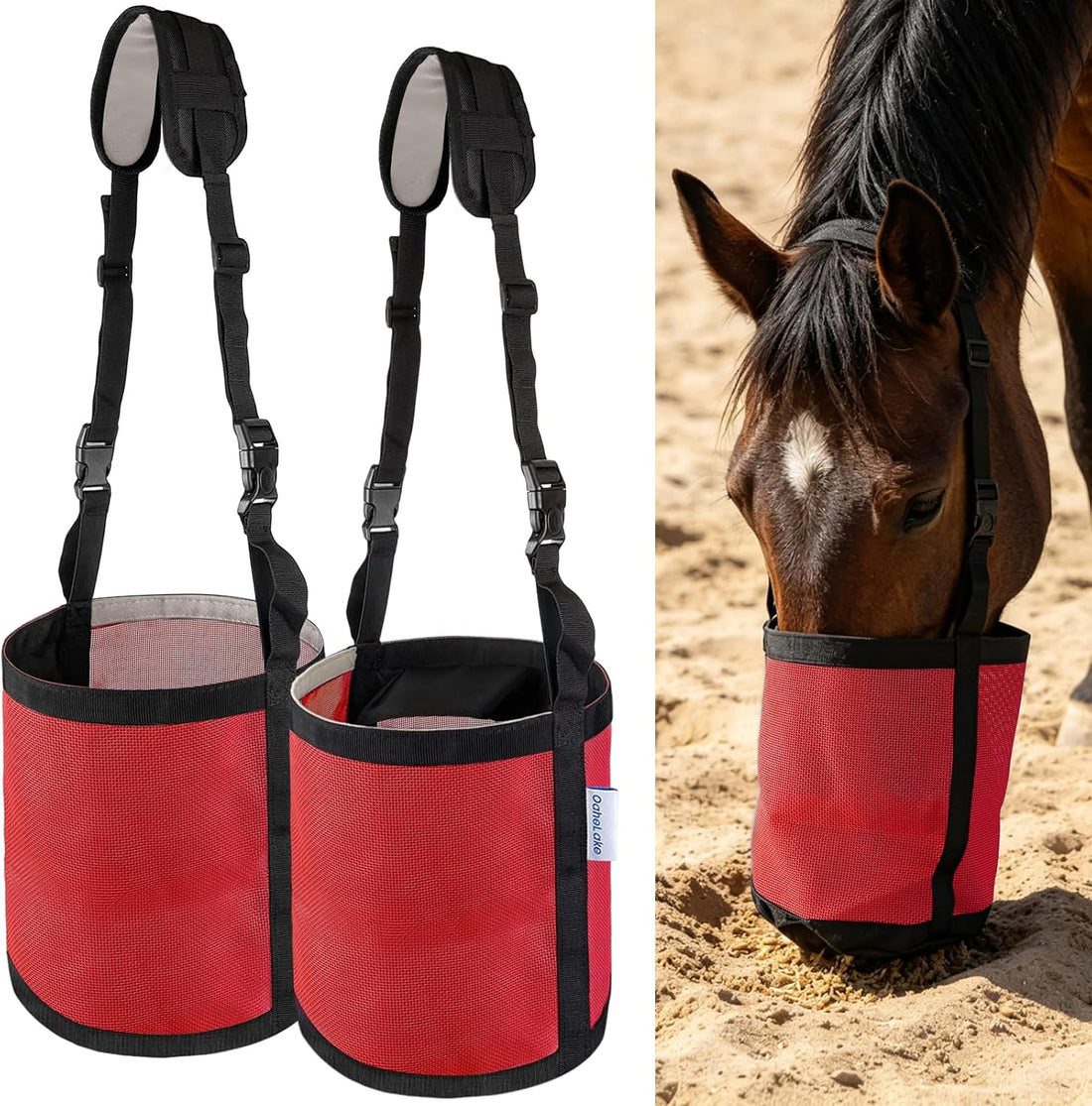 Horse Feed Bag for Grain Pack of 1