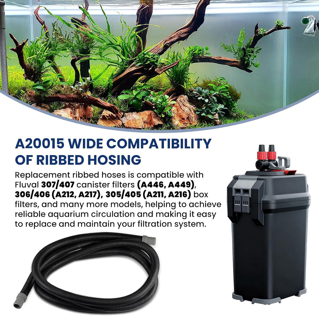 A20015 Ribbed Hosing for Fluval Canister Filter