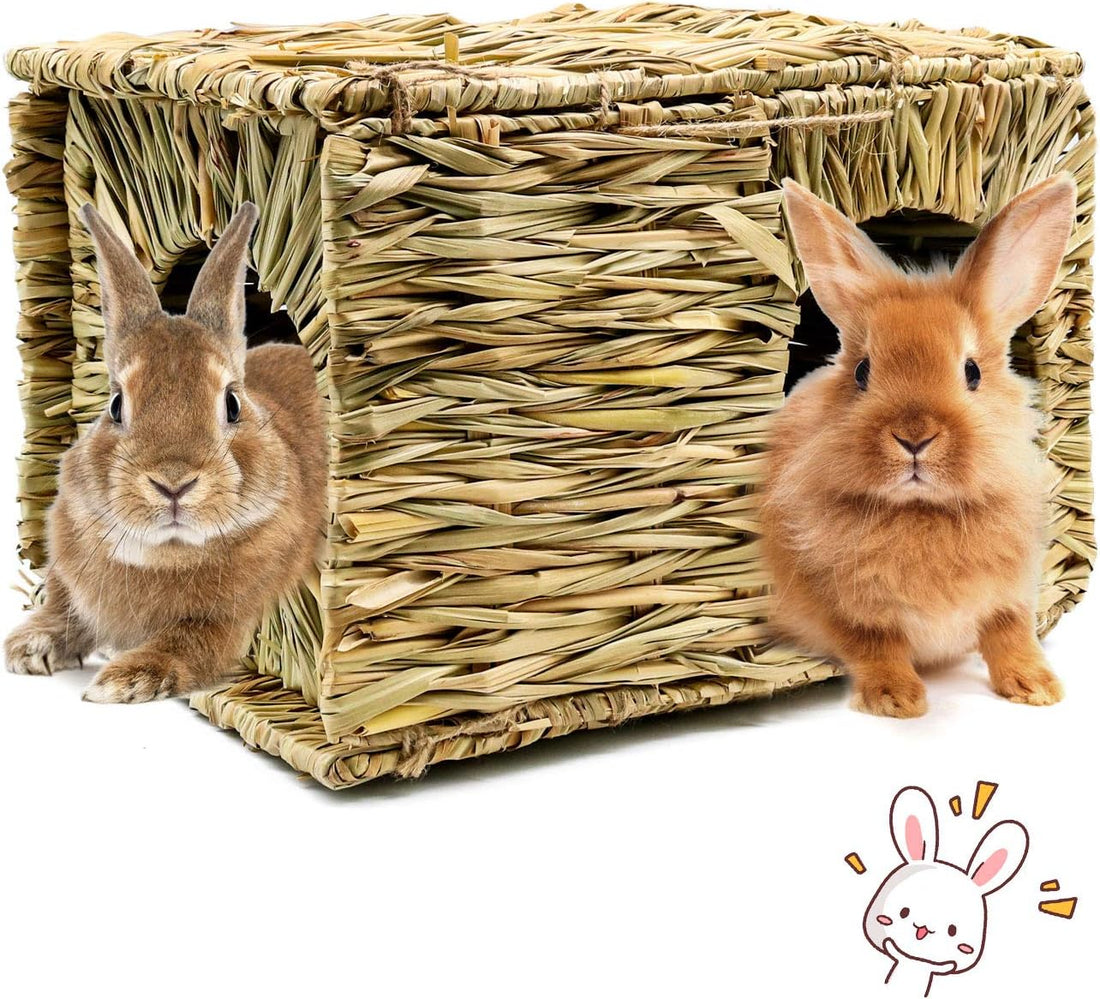 BWOGUE Extra Large Grass House for Rabbits