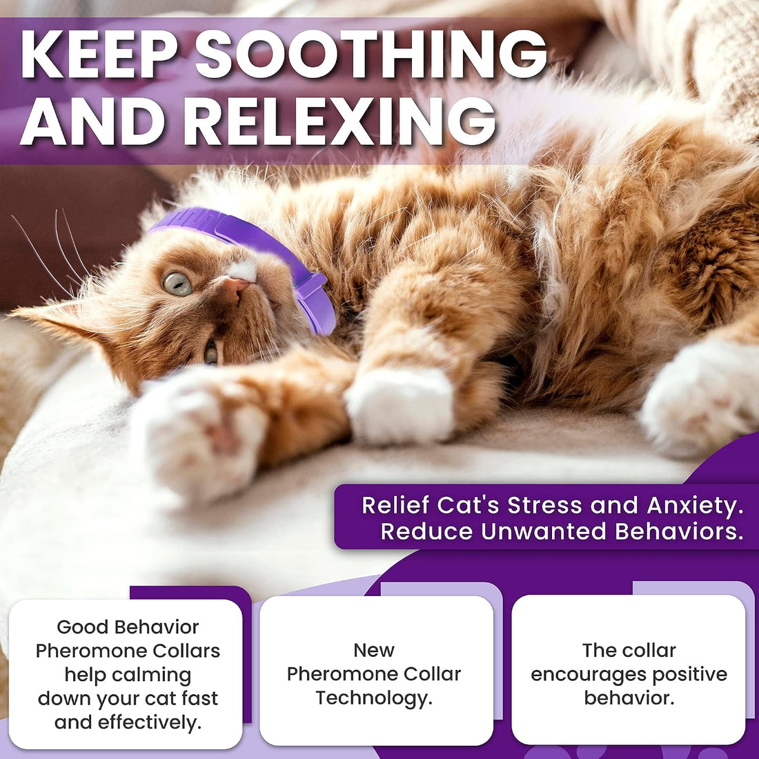 Pheromone Calming Collar for Cats