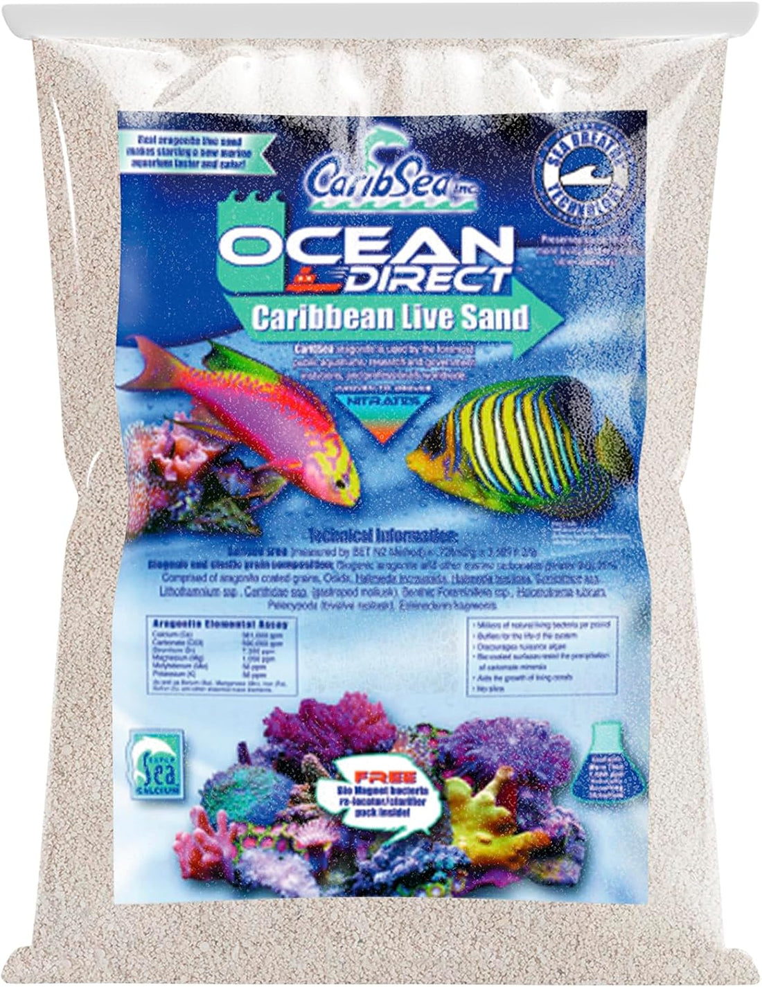 CaribSea Ocean Direct Natural Live Sand – 20 lb