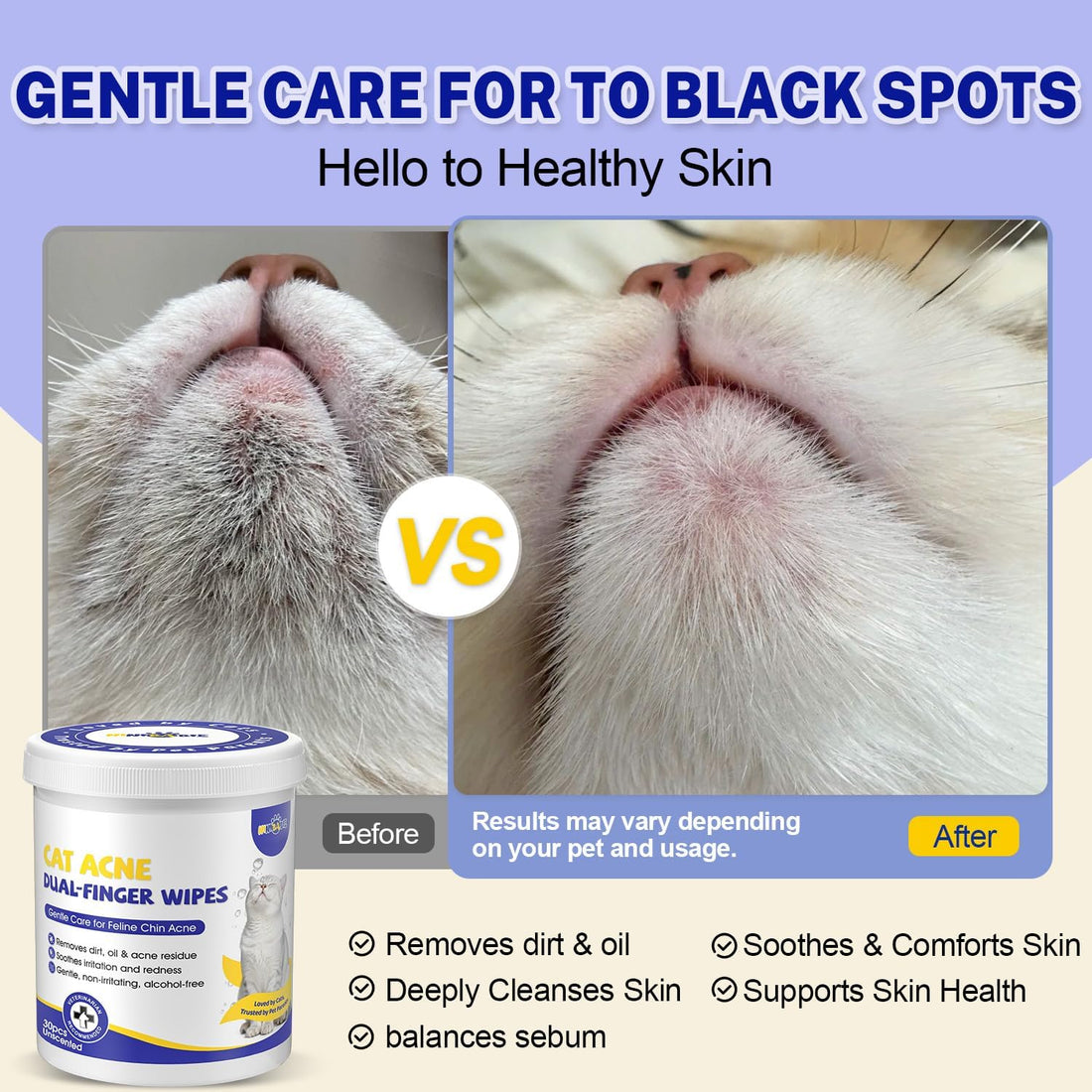 Ninibabie Cat Chin Care Wipes