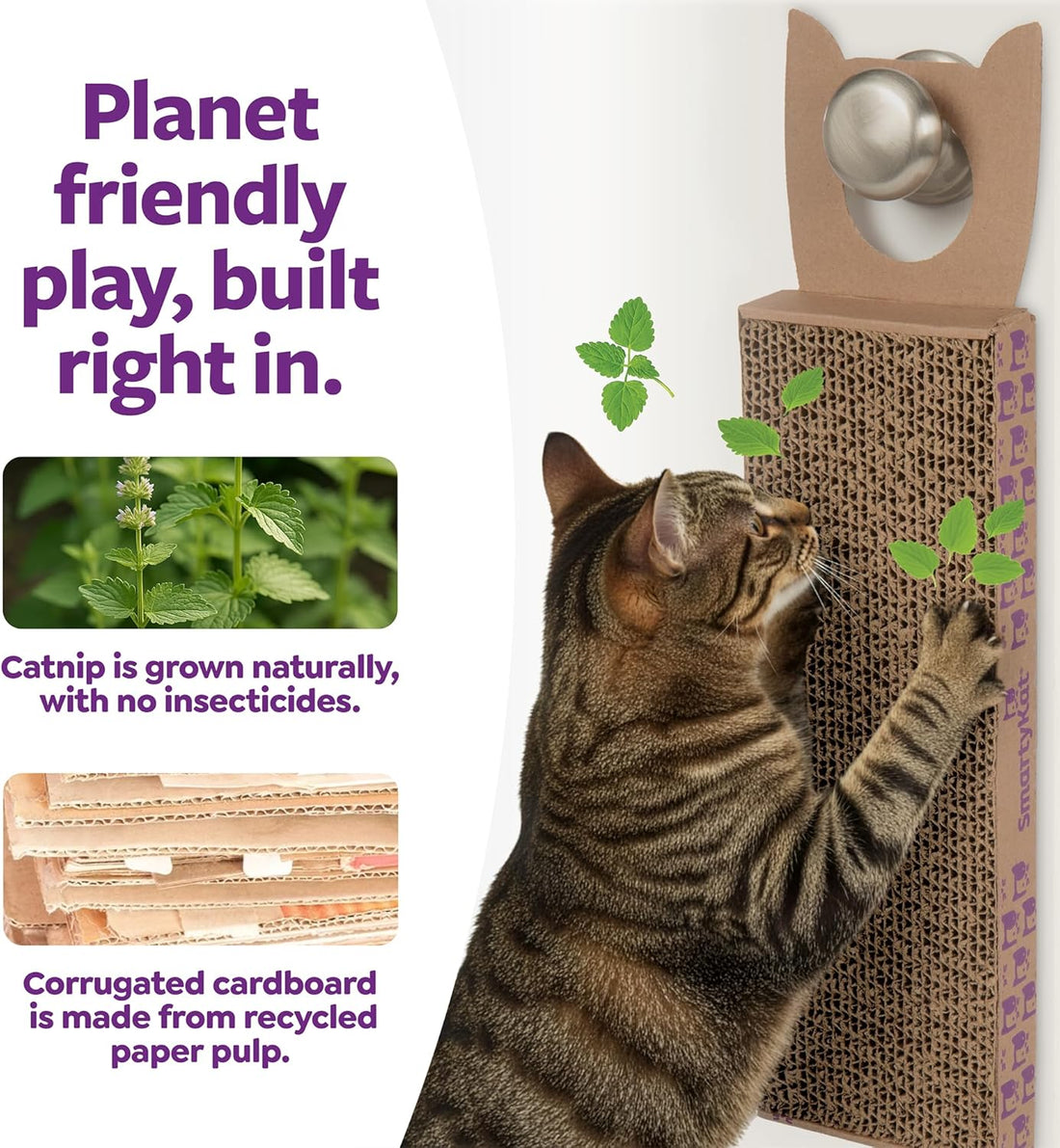 SmartyKat Scratch Up Corrugated Hanging Cat Scratcher