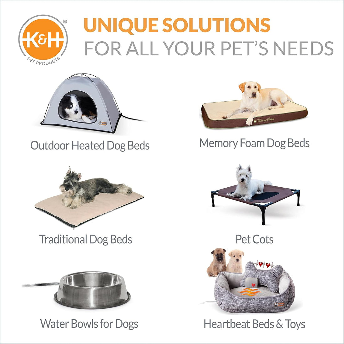 K&H Pet Products Coolin' Dog Water Bowl