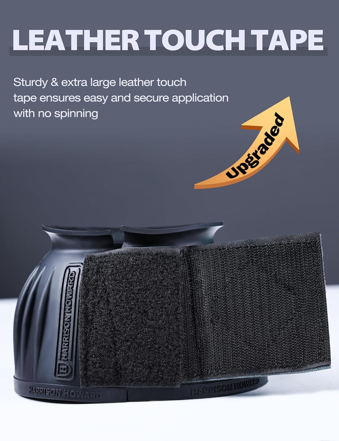 Harrison Howard Rubber Pull-on Bell Boots, Hoof Overreach Protection