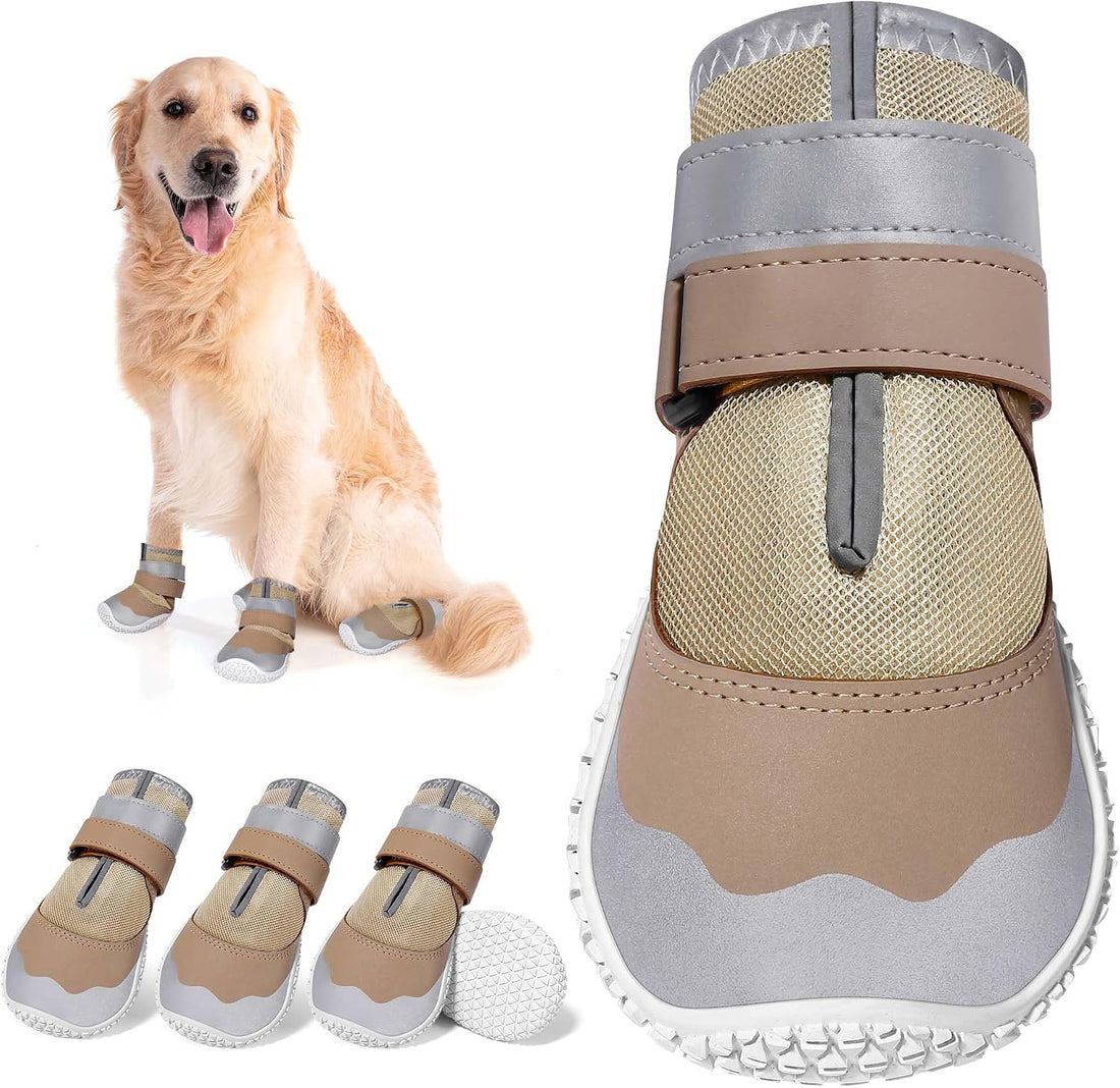 DcOaGt Dog Shoes Large Dogs XXL,Mesh Breathable Dog Boots & Paw