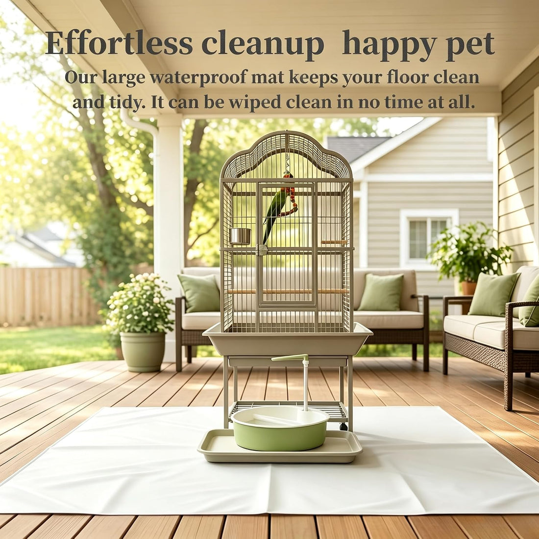 Automatic Circulating Water Parakeet Bath, Parrot Bath Bowl