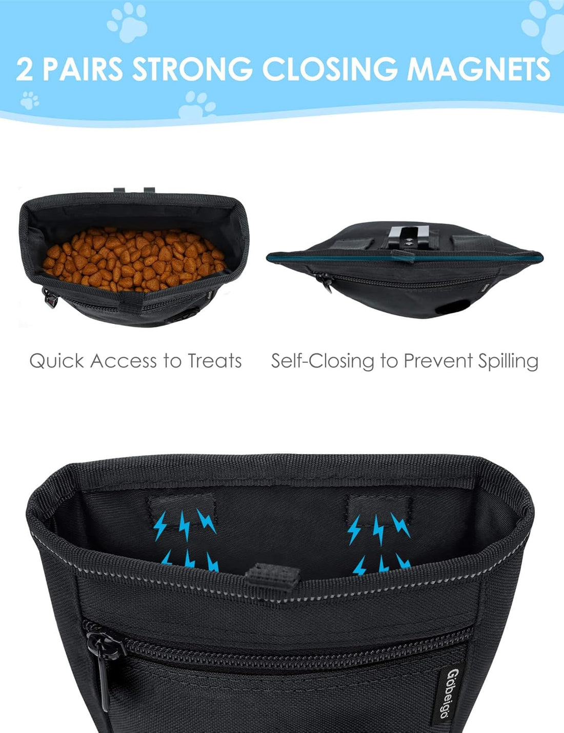 Gobeigo Dog Treat Pouch and Training Clicker