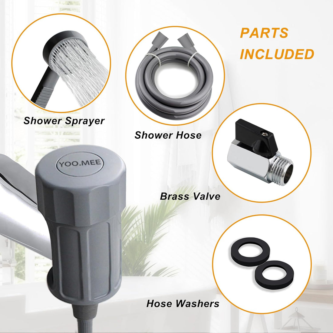 YOO.MEE Pets Shower Attachment