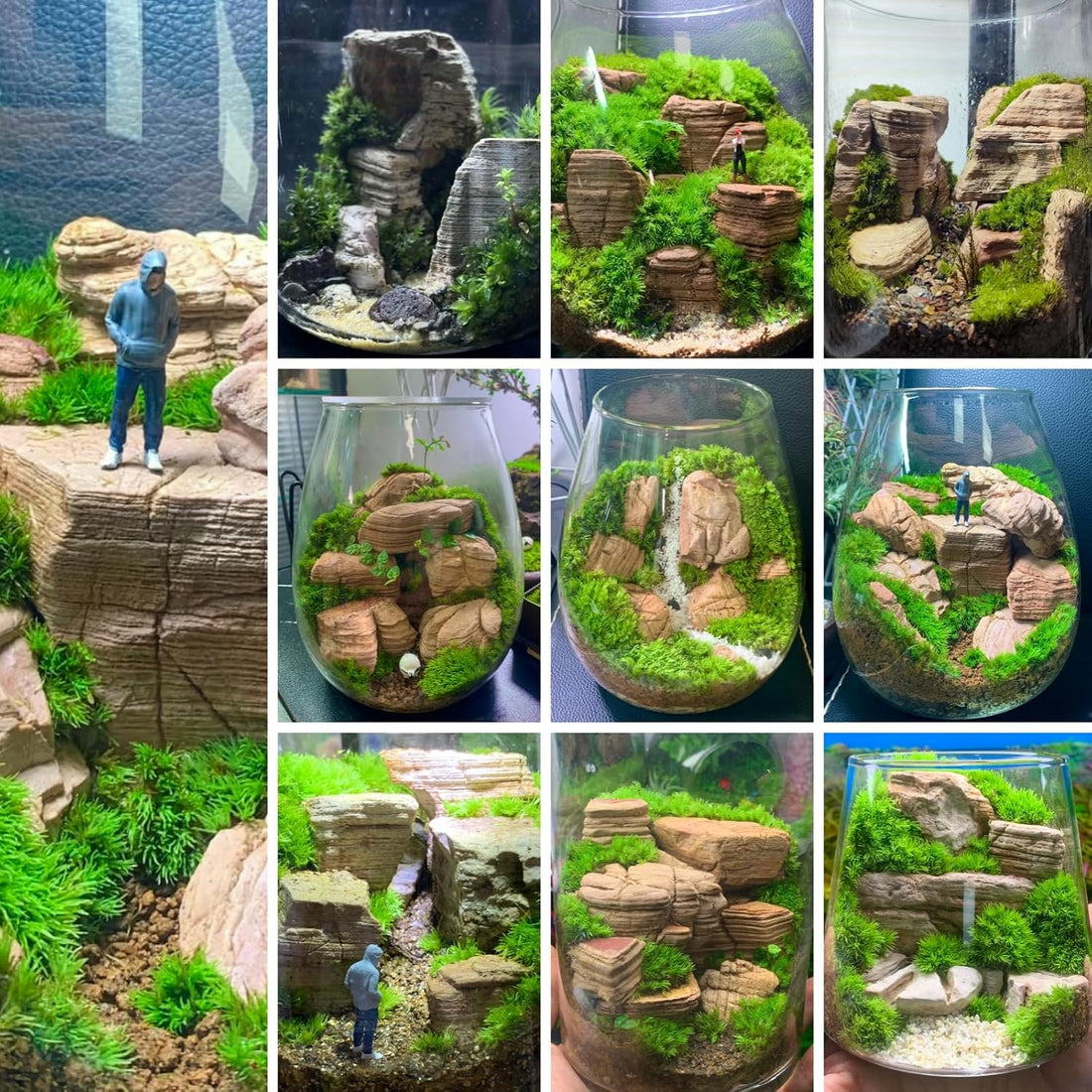 Aquarium Rocks 5lb Fish Tank Stone 2-5 inch Natural Pagoda Rocks