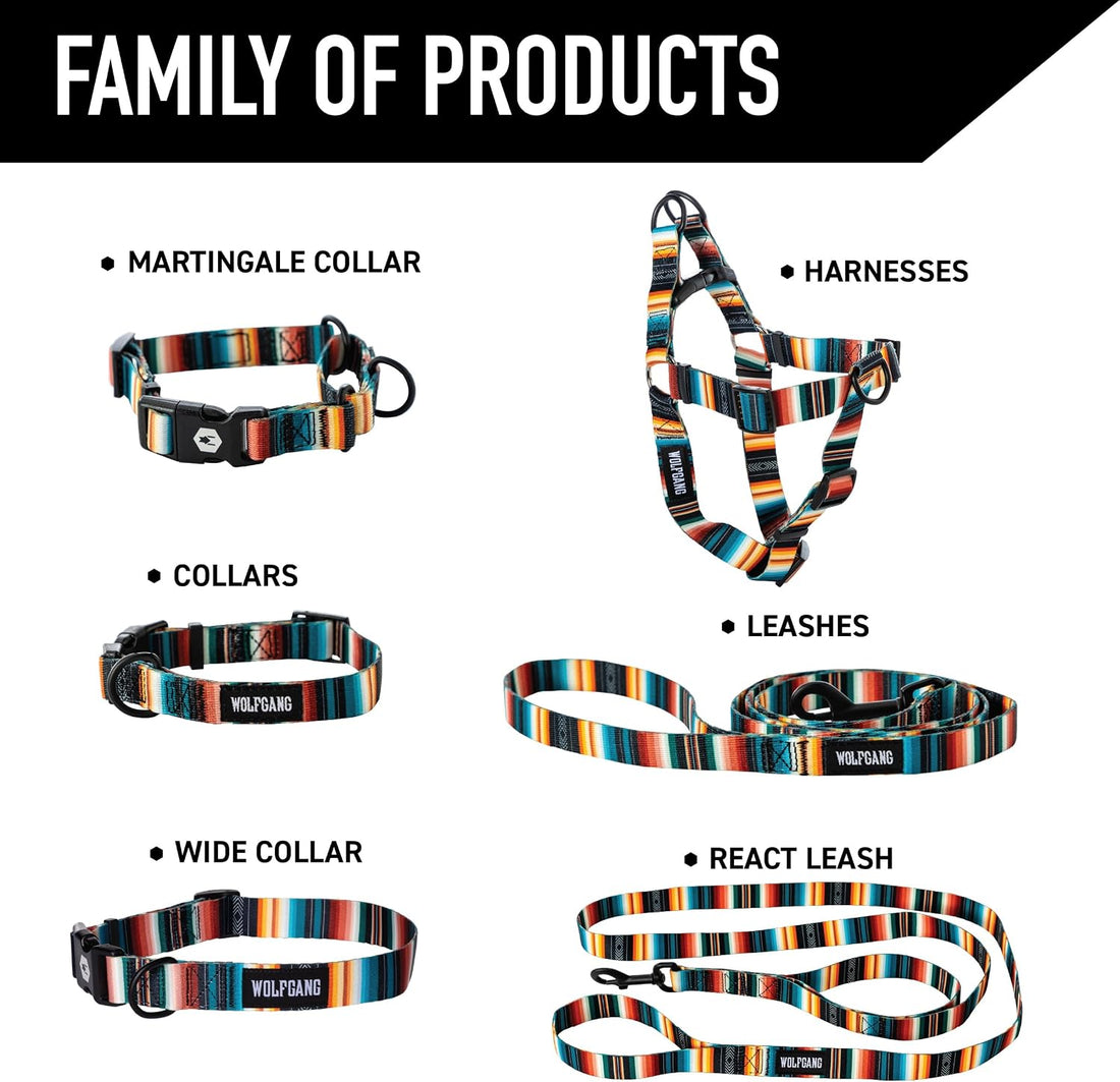 Wolfgang Venture Dog Harness Lostart Print Large