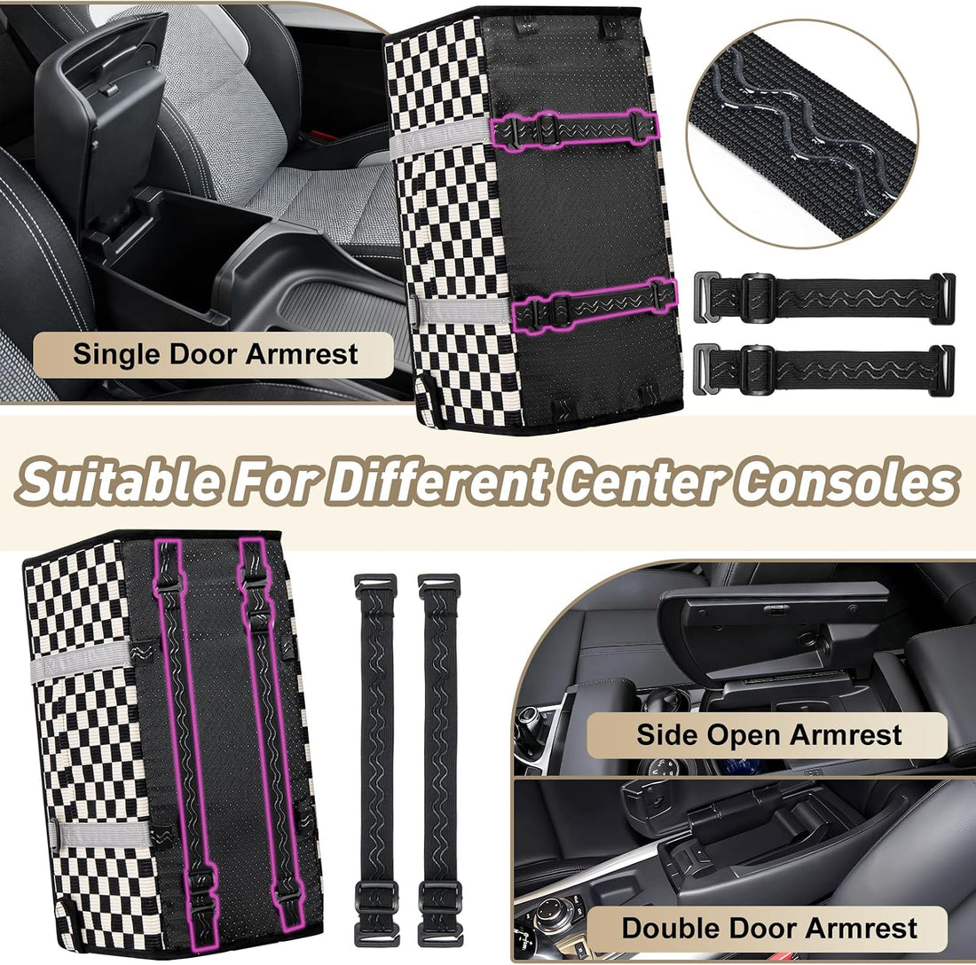 Console Dog Car Seat for Small Dogs, Foldable Booster Seat
